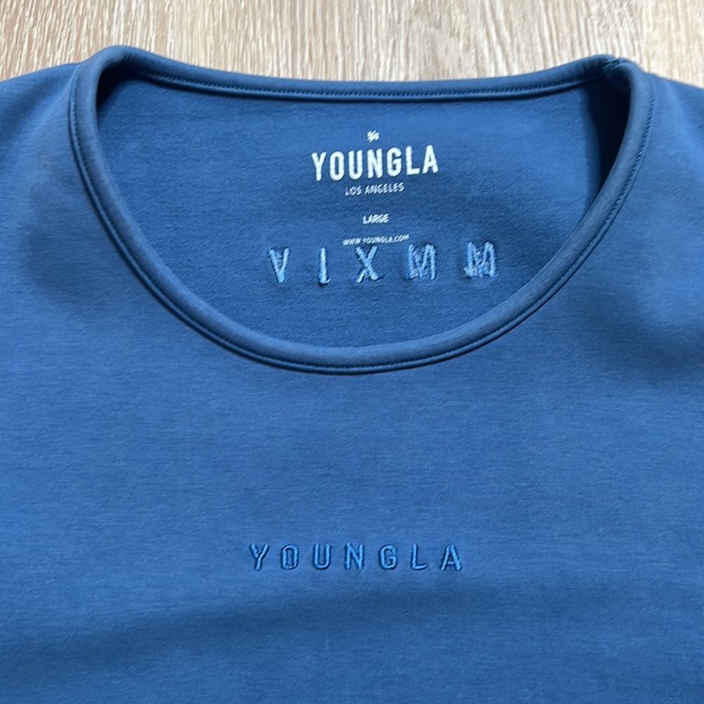 YoungLA Men's Blue Tank Top - Picture 2 of 5